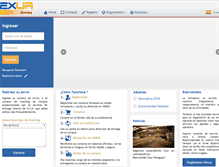 Tablet Screenshot of exurenvios.com